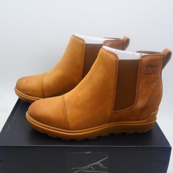 Sorel Shoes - NEW Sorel Women's 7 Evie II Chelsea Boots Brown Tan Taffy/Gum